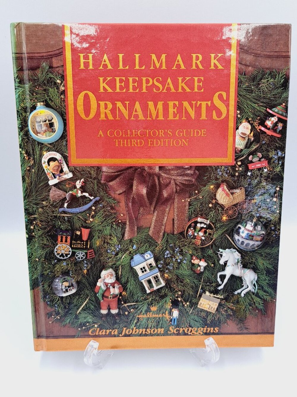 1987 Vintage Holiday Tabletop Book Hallmark Keepsake Ornaments Collectors 3rd Ed